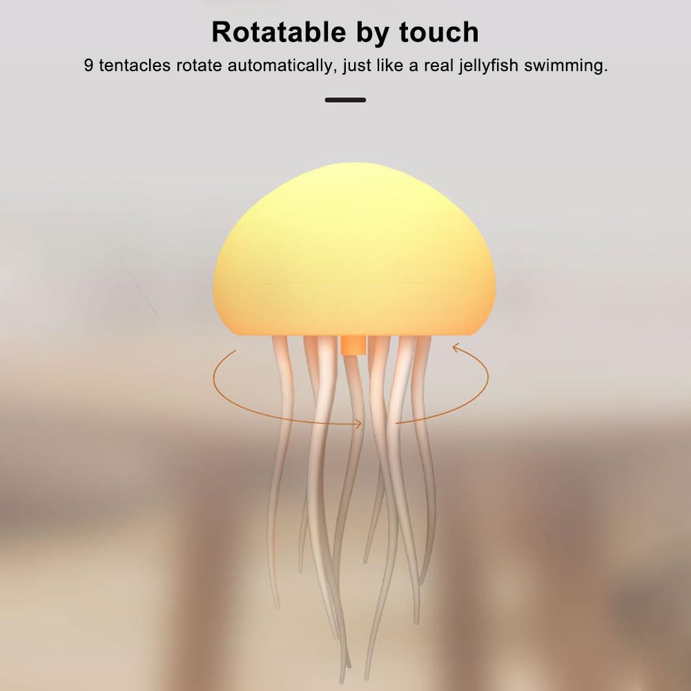 Dropshipping india Jellyfish Baby LED Night Light β Soothing Ocean-Inspired Desk & Room Lamp