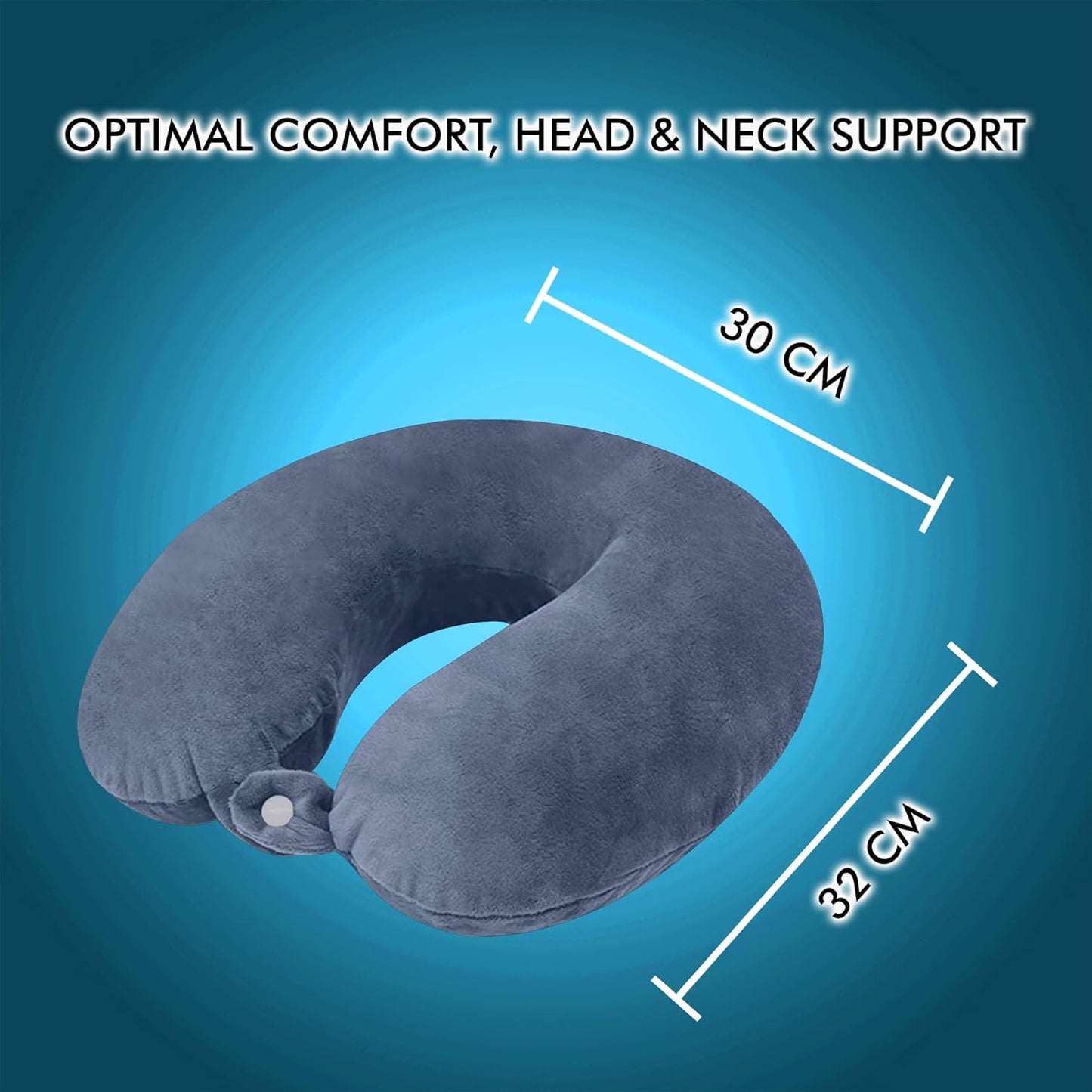 Grey Neck Pillow, Travel Essentials Neck Pain, Car Neck Rest, Travel Air Pillow, Cervical Pillow, Airplane Car Cushions Pillows Men and Women Pillow for Sleeping Neck Pillow Neck Support