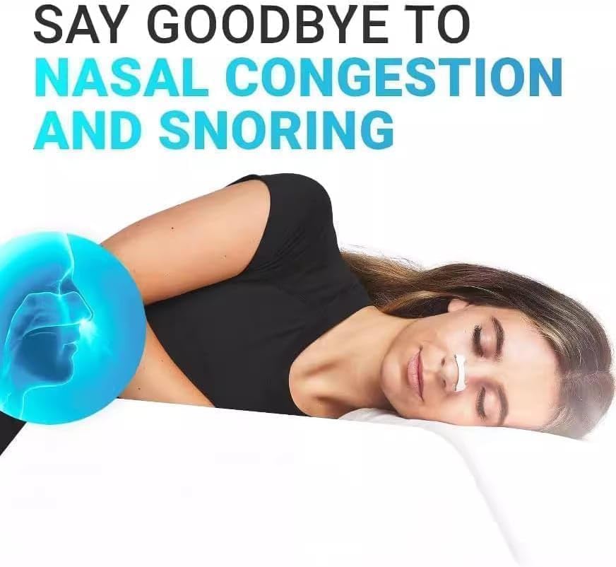 Premier Nasal Dilator Starter Kit – Black | Sleep & Sport Nasal Breathing Aid (15-Day Supply)