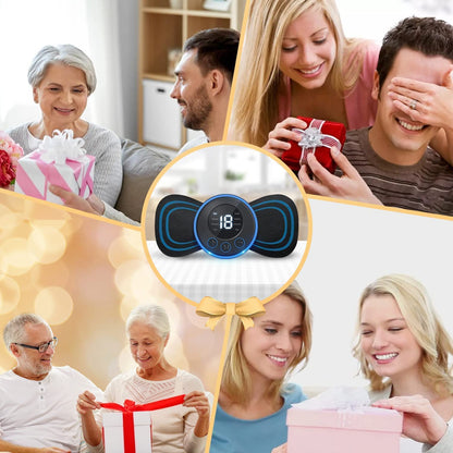 Mini Massage Machine Mini Massager Portable Rechargeable Full Body Massager For Pain Relief With 8 Mode Ems Neck Cervical Massager (Body Massager) (Vib-Mass),Multicolour
