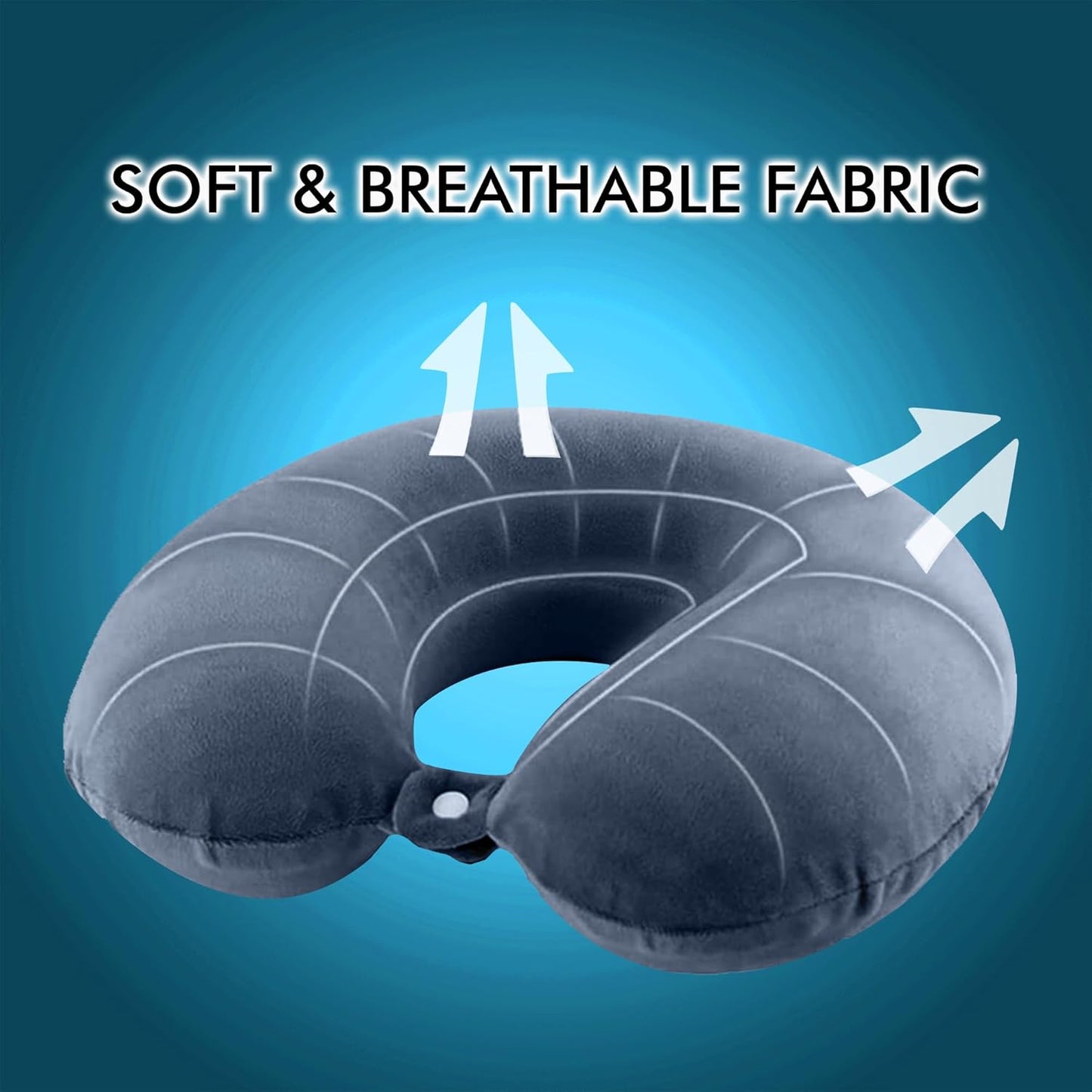Grey Neck Pillow, Travel Essentials Neck Pain, Car Neck Rest, Travel Air Pillow, Cervical Pillow, Airplane Car Cushions Pillows Men and Women Pillow for Sleeping Neck Pillow Neck Support