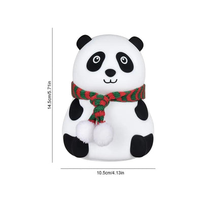 Dropshipping india Cute Panda LED Night Light – Soft Silicone Bedside Lamp with Cozy Glow Silicone Panda Touch Lamp Night Light for Kids Lover Gifts for Teen Girls Boys Nightlight Lamp Cute Aesthetic Baby Room Decor Gifts for Girlfreinds