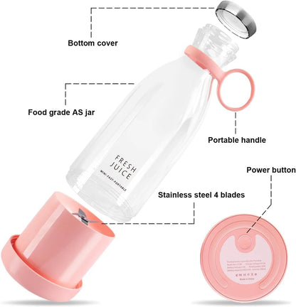 Mini Electric Juicer | Portable USB Blender | Travel-Friendly Smoothie Maker